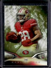 Carlos Hyde [Camo Refractor] #127 Football Cards 2014 Topps Platinum Prices