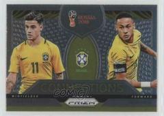 Neymar Jr, Philippe Coutinho Soccer Cards 2018 Panini Prizm World Cup Connections Prices