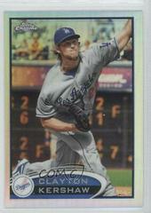 Clayton Kershaw [Refractor] #112 Baseball Cards 2012 Topps Chrome Prices