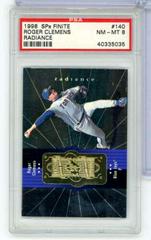 Roger Clemens [Radiance] #140 Baseball Cards 1998 SPx Finite Prices