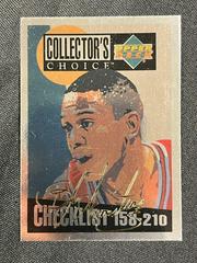BJ Armstrong [Checklist] #210 Basketball Cards 1994 Collector's Choice Prices