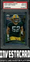 Clay Matthews Football Cards 2009 Topps Chrome Prices