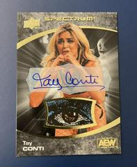 Tay Conti [Autograph Memorabilia Dark] Wrestling Cards 2021 Upper Deck AEW Spectrum Prices