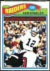 Ken Stabler Football Cards 1977 Topps Mexican Prices