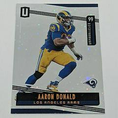 Aaron Donald [Cosmos] #172 Football Cards 2019 Panini Unparalleled Prices