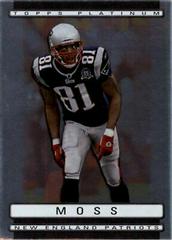 Randy Moss #66 Football Cards 2009 Topps Platinum Prices