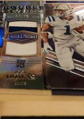 Josh Downs #DC-28 Football Cards 2023 Panini Plates and Patches Double Coverage Prices