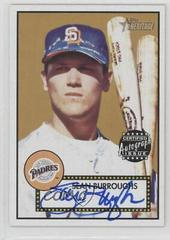 Sean Burroughs Baseball Cards 2001 Topps Heritage Autographs Prices