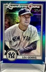 Lou Gehrig [Blue] Baseball Cards 2023 Topps Legends of the Game Prices