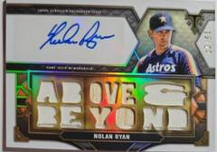 Nolan Ryan [Gold] Baseball Cards 2022 Topps Triple Threads Autograph Relic Prices