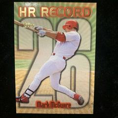 Mark McGwire [#26] #220 Baseball Cards 1999 Topps Home Run Record Prices