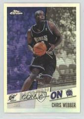 Chris Webber Refractor #225 Basketball Cards 1998 Topps Chrome Prices
