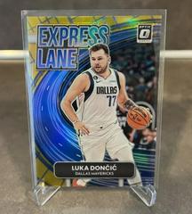 Luka Doncic [Gold] #5 Basketball Cards 2022 Panini Donruss Optic Express Lane Prices