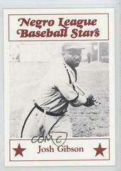 Josh Gibson #9 Baseball Cards 1986 Fritsch Negro League Baseball Stars Prices