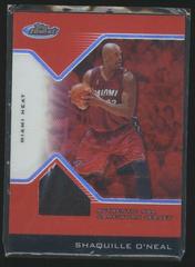 Shaquille O'Neal [Jersey Red Refractor] Basketball Cards 2004 Finest Prices