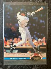 Frank Thomas #57 Baseball Cards 1991 Stadium Club Prices