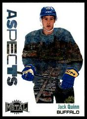 Jack Quinn [Autograph ] Hockey Cards 2022 Skybox Metal Universe Aspects Prices