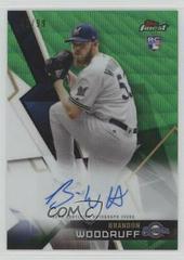 Brandon Woodruff [Green Wave Refractor] Baseball Cards 2018 Topps Finest Autographs Prices