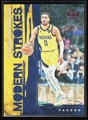 Tyrese Haliburton [Pink] #14 Basketball Cards 2023 Panini Court Kings Modern Strokes Prices