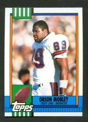 Orson Mobley #47 Football Cards 1990 Topps Tiffany Prices