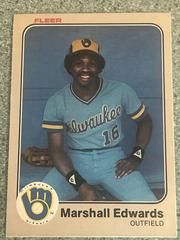 Marshall Edwards #32 Baseball Cards 1983 Fleer Prices
