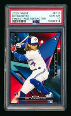 Bo Bichette [Red Refractor] Baseball Cards 2020 Topps Finest Firsts Prices