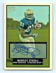 Maurice Stovall [Autograph] #195 Football Cards 2009 Topps Magic Prices