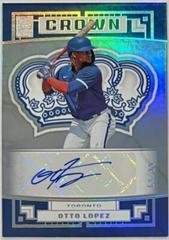 Otto Lopez [Silver] Baseball Cards 2022 Panini Capstone Crown Autographs Prices