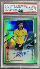 Jude Bellingham [Neon Green Refractor] Soccer Cards 2020 Topps Chrome UEFA Champions League Autographs Prices
