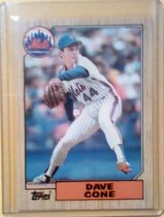 David Cone #24T Baseball Cards 1987 Topps Traded Prices