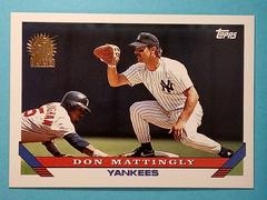 Don Mattingly [Fla. Marlins Inaugural] Baseball Cards 1993 Topps Prices