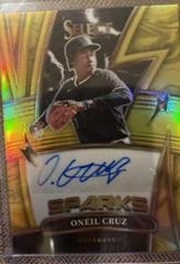 Oneil Cruz [Gold] #SS-OC Baseball Cards 2022 Panini Select Sparks Signatures Prices