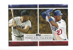 Willie Mays, Matt Kemp Baseball Cards 2012 Topps Timeless Talents Prices
