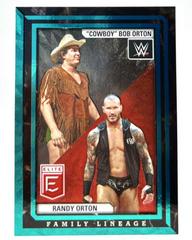 Cowboy Bob Orton / Randy Orton [Teal] #4 Wrestling Cards 2023 Donruss Elite WWE Family Lineage Prices