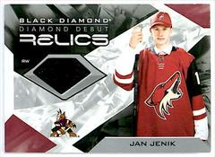 Jan Jenik [Autograph Patch] #DD-JJ Hockey Cards 2021 Upper Deck Black Diamond Debut Relics Prices