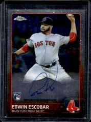 Edwin Escobar Baseball Cards 2015 Topps Chrome Autograph Rookies Prices