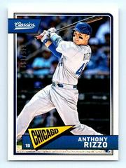 Anthony Rizzo [Timeless Tribute] Baseball Cards 2018 Panini Chronicles Classics Prices