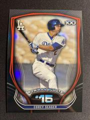 Corey Seager #BTP15 Baseball Cards 2015 Bowman Scout's Top 100 Prices