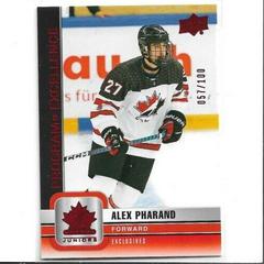 Alex Pharand [Exclusives] Hockey Cards 2023 Upper Deck Team Canada Juniors Prices