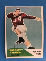 Tom 'Corky' Tharp Football Cards 1960 Fleer Prices