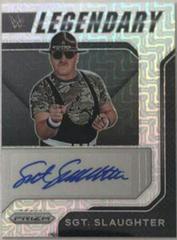 Sgt. Slaughter [Mojo Prizm] Wrestling Cards 2022 Panini Prizm WWE Legendary Signatures Prices