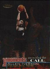 Allen Iverson Basketball Cards 2000 Finest Moments Prices