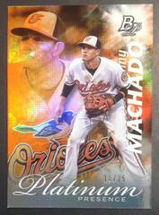 Manny Machado [Orange] Baseball Cards 2017 Bowman Platinum Presence Prices