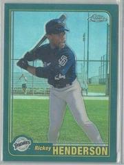 Rickey Henderson [Retrofractor] #T77 Baseball Cards 2001 Topps Chrome Traded Prices