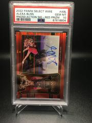 Alexa Bliss [Red Prizm] Wrestling Cards 2022 Panini Select WWE Ringside Action Signatures Prices