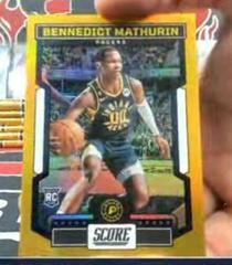 Bennedict Mathurin [Gold] #626 Basketball Cards 2022 Panini Chronicles Prices