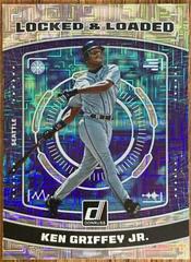Ken Griffey Jr. [Vector] #LL1 Baseball Cards 2023 Panini Donruss Locked and Loaded Prices