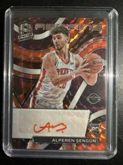 Alperen Sengun [Orange] Basketball Cards 2021 Panini Spectra Aspiring Autographs Prices