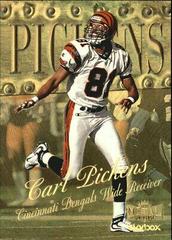 Carl Pickens [Precious Metal Gems] #12 Football Cards 1999 Metal Universe Prices