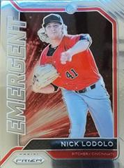 Nick Lodolo Baseball Cards 2021 Panini Prizm Emergent Prices